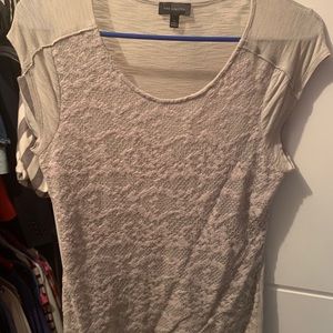 Lace overlay tshirt- the Limited